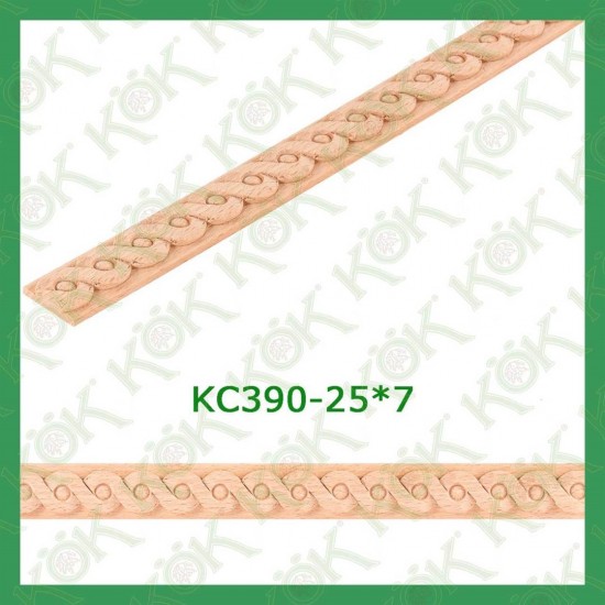 KC390-25*7 Oymalı Kayın Çıta