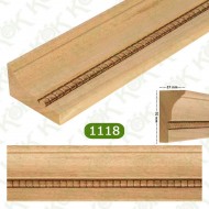 1118 Ayous Boncuk Desen Taç