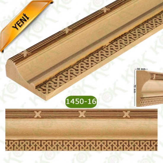 1450-16 Ayous Osmanlı Desen Taç