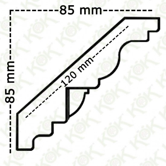 1611-145-K Kartonpiyer Taç Kayın