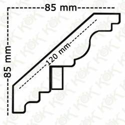 1611-206-K Kartonpiyer Taç Kayın