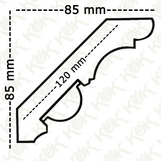1711-009-K Kartonpiyer Taç Kayın