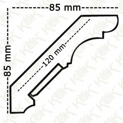 1711-016-K Kartonpiyer Taç Kayın