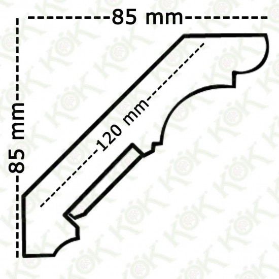 1711-016-K Kartonpiyer Taç Kayın