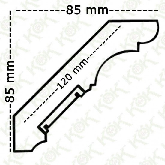 1711-036-K Kartonpiyer Taç Kayın
