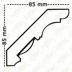 1711-070-K Kartonpiyer Taç Kayın