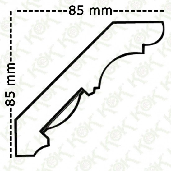 1711-070-K Kartonpiyer Taç Kayın