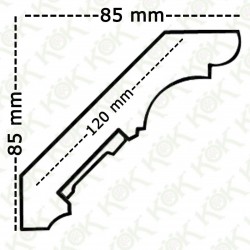 1711-161-K Kartonpiyer Taç Kayın