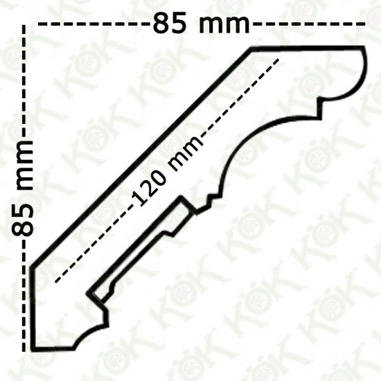 1711-161-K Kartonpiyer Taç Kayın