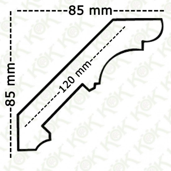 1711-K Kartonpiyer Taç Kayın