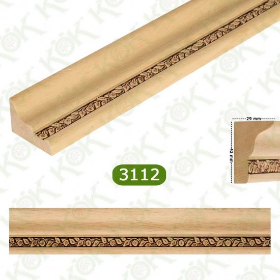 3112 Ayous Çiçek Desen Işık Bandı
