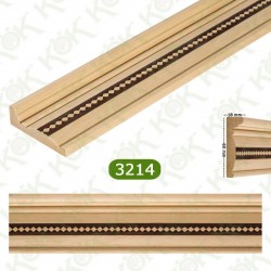 3214 Ayous Baklava Desen İnce Işık Bandı