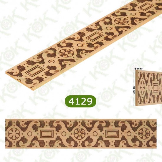 4129 Ayous Osmanlı Desen İnce Aplik