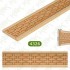 4326 Ayous İnce Hasır Desen Orta Aplik
