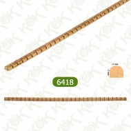 6418 Ayous Boncuk Desen İnce Çıta