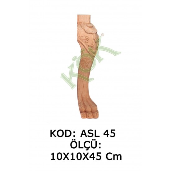 ASL-45 ÖZEL OYMALI LÜKENS AYAK ASLAN AYAĞI MODELİ