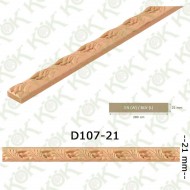 D 107-21 Mdf Üzeri Macun İşlemeli Çıta