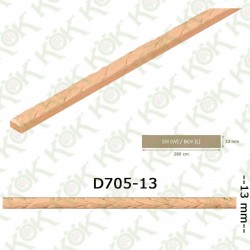 D 705-13 Mdf Üzeri Macun İşlemeli Çıta