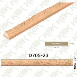 D 705-23 Mdf Üzeri Macun İşlemeli Çıta