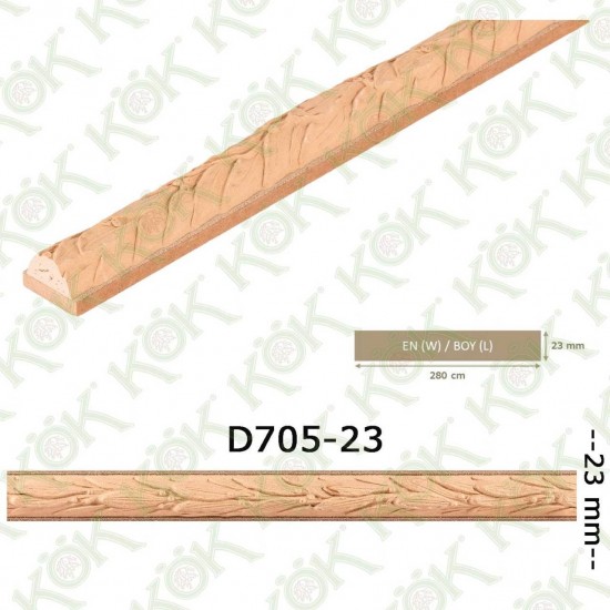 D 705-23 Mdf Üzeri Macun İşlemeli Çıta
