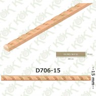 D 706-15 Mdf Üzeri Macun İşlemeli Çıta