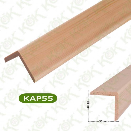 Köşe Kapazlama Çıtası 55*55 Mm Çam
