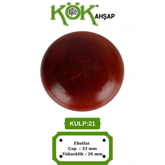 KULP-21 Ahşap Kulp