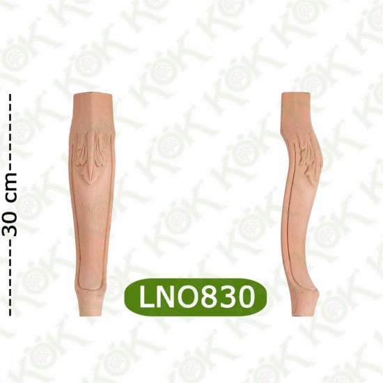 LNO 830 Oymalı Lükens Ayak 8*8*30