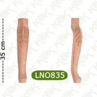 LNO 835 Oymalı Lükens Ayak 8*8*35