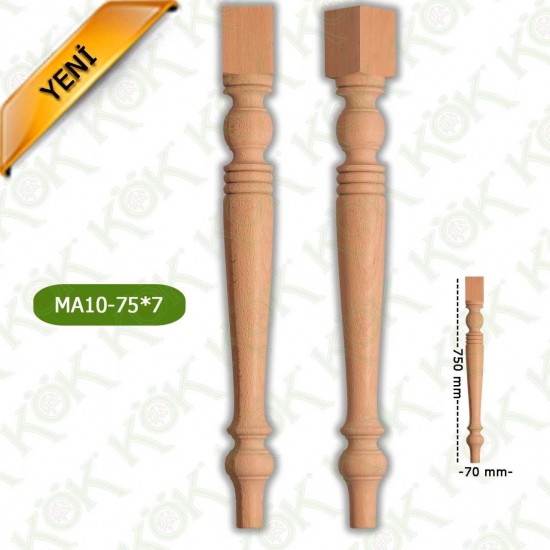MA10-75-7 Ahşap Torna Masa Ayağı