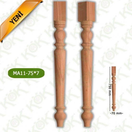 MA11-75-7 Ahşap Torna Masa Ayağı