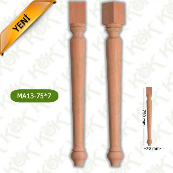 MA13-75-7 Ahşap Torna Masa Ayağı