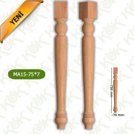 MA15-75-7 Ahşap Torna Masa Ayağı