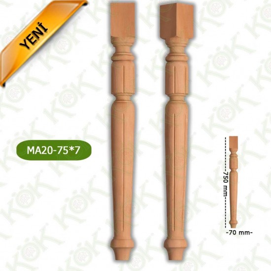 MA20-75-7 Ahşap Torna Masa Ayağı