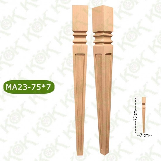 MA23-75-7 Ahşap Torna Masa Ayağı