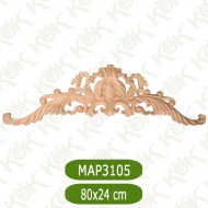 MAP-3105-80*24*1,5 Ahşap Oyma Aplik