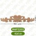 MAP-3205-40*9*1 Ahşap Oyma Aplik
