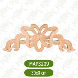 MAP-3209-30*9*1 Ahşap Oyma Aplik