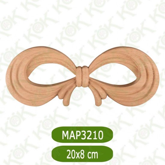 MAP-3210-20*8*1 Ahşap Oyma Aplik