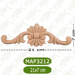 MAP-3212-21*7*1 Ahşap Oyma Aplik