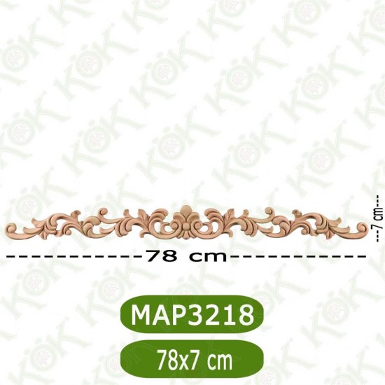 MAP-3218-78-7-1 Ahşap Oyma Aplik