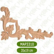 MAP-3310-35*19*1,2 Ahşap Oyma Aplik