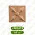 MAP-3405-6*6*1,2 Ahşap Oyma Aplik