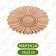 MAP-3414-14*10*1,2 Ahşap Oyma Aplik