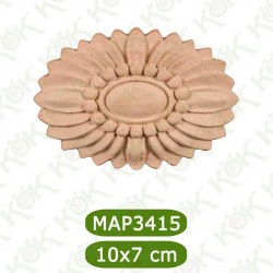 MAP-3415-10*7*1,2 Ahşap Oyma Aplik