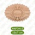 MAP-3415-10*7*1,2 Ahşap Oyma Aplik