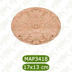 MAP-3418-17*13*1,2 Ahşap Oyma Aplik
