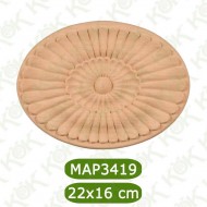 MAP-3419-22*16*1,2 Ahşap Oyma Aplik