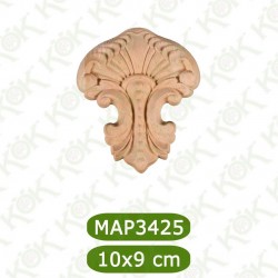 MAP-3425-10*9*1,2 Ahşap Oyma Aplik