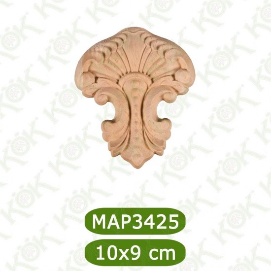 MAP-3425-10*9*1,2 Ahşap Oyma Aplik